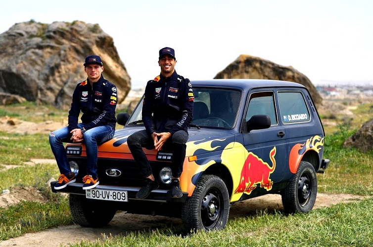 LADA 4Х4 покорила пилотов Формулы-1
